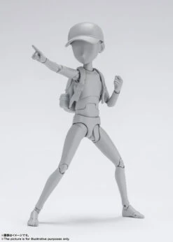 Bandai S.H.Figuarts Body-kun -Ken Sugimori- Edition DX Set (Gray Color Ver.) Action Figure