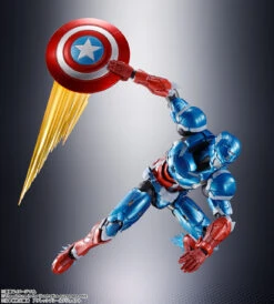 Bandai S.H.Figuarts Captain America (Tech-On Avengers) Action Figure -Model Saga Shop item 0000013852 XTCL57S2 07 66644.1641956110