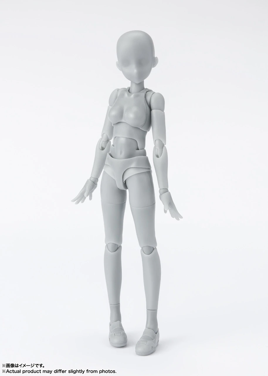 Bandai S.H.Figuarts Body-chan -School Life- Edition DX Set (Gray Color Ver.) Action Figure 4 Bandai S.H.Figuarts Body-chan -School Life- Edition DX Set (Gray Color Ver.) Action Figure - Image 2