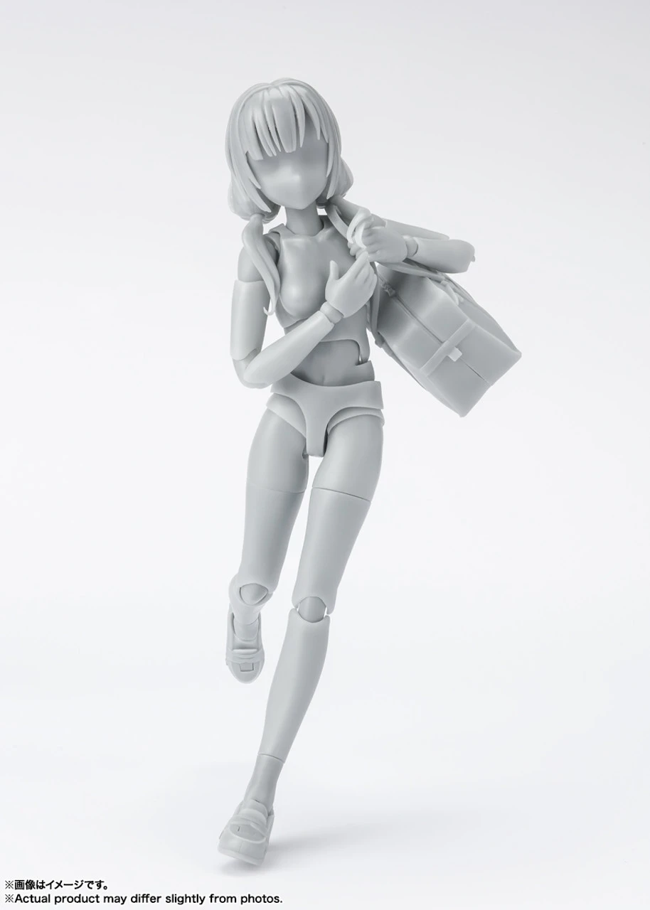 Bandai S.H.Figuarts Body-chan -School Life- Edition DX Set (Gray Color Ver.) Action Figure 5 Bandai S.H.Figuarts Body-chan -School Life- Edition DX Set (Gray Color Ver.) Action Figure - Image 3