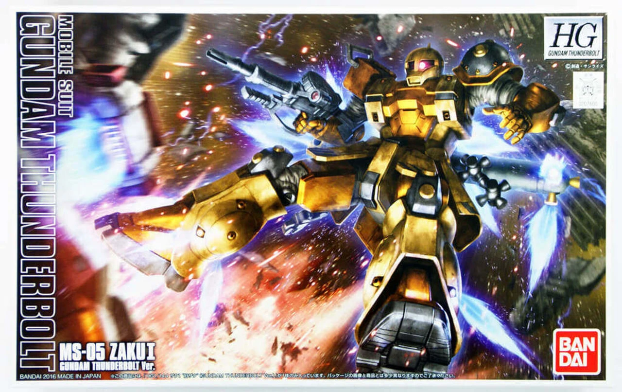 Bandai HG Gundam MS-05 ZAKU I (Thunderbolt Version) 1/144 Scale Kit 3 Bandai HG Gundam MS-05 ZAKU I (Thunderbolt Version) 1/144 Scale Kit