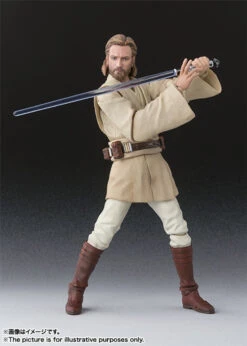 Bandai S.H.Figuarts Obi-Wan Kenobi ATTACK OF THE CLONES Action Figure -Model Saga Shop sw shf item04 86388.1467271005